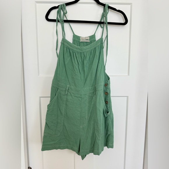 Urban Outfitters Sage Green Strappy Romper - Picture 1 of 6